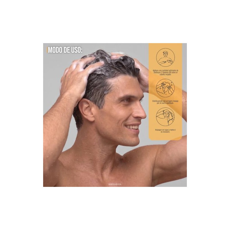 Sistema Shampoo Hombre Piritionina Zinc Climbazol Que Refuerzan Acción Anticaída