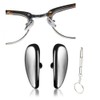 Screw-on Ceramics Nose Pads,Symmetrical Nosepad + Glasses Nose Pads Screwdriver