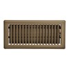 Imperial 4" x 12" Louvered Floor Register, Brown, RG2005