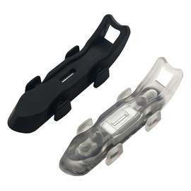 Mabta Magnetic Fishing Hook Keeper Black Fishing Baits Holder Fishing Hook Secure Keeper Holder with 2 Different Rubber Rings-Black Magnetic, approx.3.8x1.2cm/1.49x0.47in