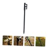 BIUDECO Strong Cast Iron Tent Nails 2pcs Camping Stakes for