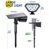 Biling Solar Spot Lights Outdoor, Bright 700 Lumen Solar Outdoor