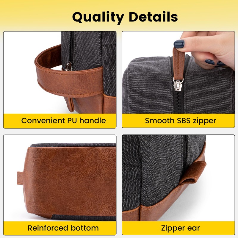 Vorspack Large Travel Toiletry Bag - Hanging Toiletry Bag for