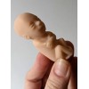 1 soft rubber model fetus, unusual medical fetal doll, abortion