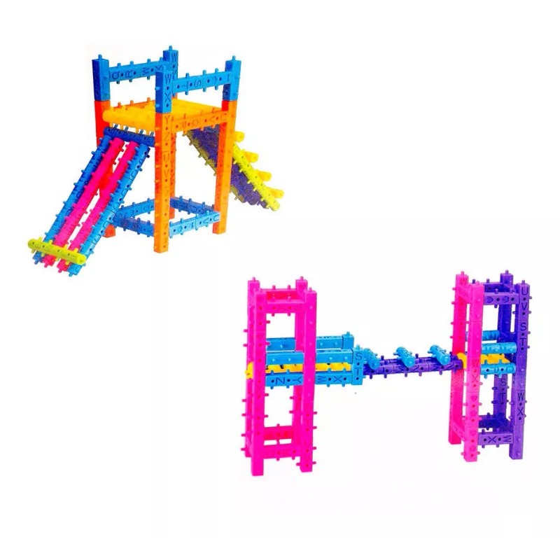Blocks Juguete Blocks Armar Figuras Destreza Habilidad Didactico