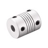 sourcing map 2 Pieces 8 mm to 8 mm Aluminium