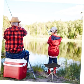 VICASKY 1pc Portable Folding Stool Lightweight Outdoor Chair for Camping Fishing Festivals and Travel Durable Wear Resistant Compact Design for