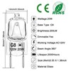VITUNOV G8 Halogen Bulb 120V 20W Xenon Under Cabinet Lighting