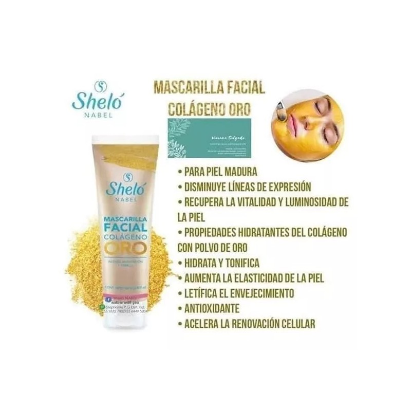 Sheló Nabel Mascarillas Faciales Piel Grasa, Anti Acné, Limpieza Prfunda