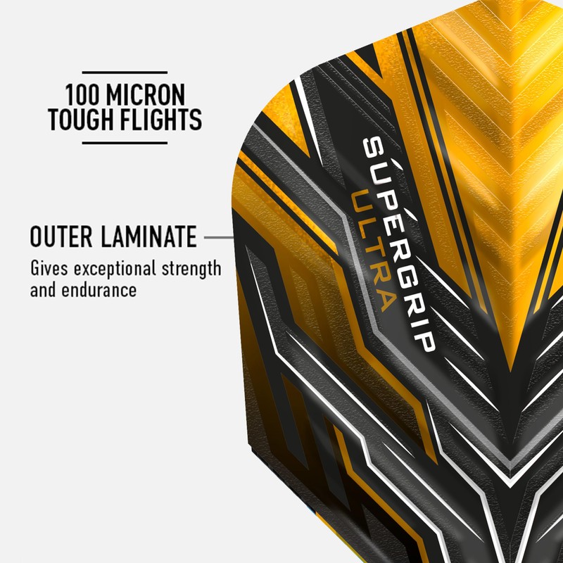 Harrows SUPERGRIP Ultra Flights| Set of x5 Premium Extra Strong