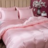 P Pothuiny Satin Duvet Cover Full/Queen, Single Soft Duvet Cover