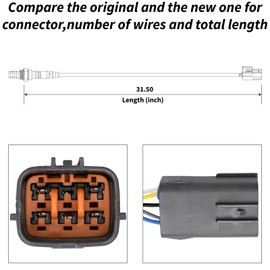 DOSKJOK 234-5722 Oxygen Sensor Upstream Compatible with Mazda 3 2014-2018 Mazda 6 2014-2017 CX-3 2016-2018 CX-5 2013-2017