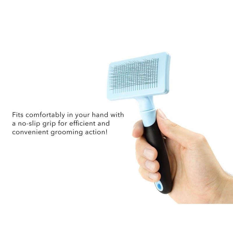 cuteNfuzzy Self Cleaning Pet Slicker Brush