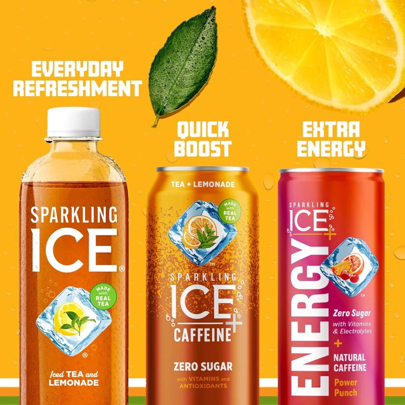 Talking Rain Beverage Company Sparkling Ice Tea + Lemonade Sparkling