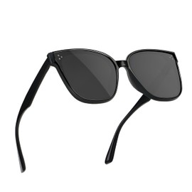 UwqMaz Women's Square Sunglasses Polarized, UV400 Metal Frame – Lightweight Oversized for Driving & Outdoor