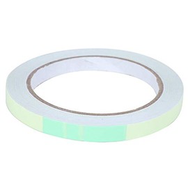 GOTOTOP Cinta Luminosa Verde de 10 Mm X 10 M, Fotoluminiscente, Impermeable, Extraíble, Rollo de Emergencia Luminiscente