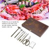8PCS Lobster Crab Cracker Tools Stainless Steel Seafood Claw Tool