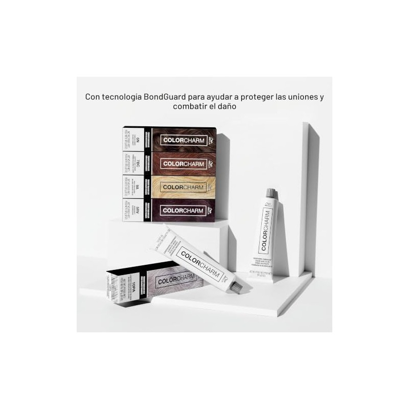COLORCHARM Permanent Cream Hair Dye | Ash Blonde Color |100%