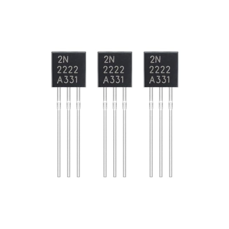 HeyNana NPN 2N2222 Transistor 600mA 40V TO-92 Pack of 50
