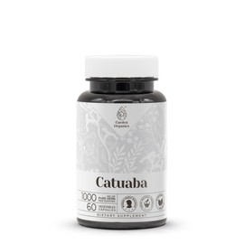 Garden Organics Catuaba 60 Capsules | High-Potency Herbal Dietary Supplements | Made with Vegetable Capsules and Catuaba (Trichilia catigua, Erythroxylum vacciniifolium) Dried Bark (60 Count)