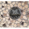 3.25" Round Shower Drain - Starfish - Made of Stainless
