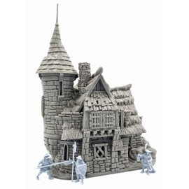 QP3D - Thistlewick Cottage House - Fantasy Terrain Landscape for Tabletop and RPG 28-32mm Miniatures War Game Props DND D&D 3D Printed and Paintable