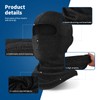 YESLIFE Snowflake Grey Balaclava Ski Mask for Men and Women,