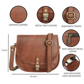 URBAN LEATHER Umhängetaschen, Umhängetaschen, Handtaschen für Damen, braune Vintage-Geldbörse, Designer-Umhängetaschen für Damen, Reise-Cross-Body-Sling-Handy-Geldbörse für Sie