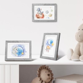 upsimples 5x7 Picture Frame, Gray 1 Pack