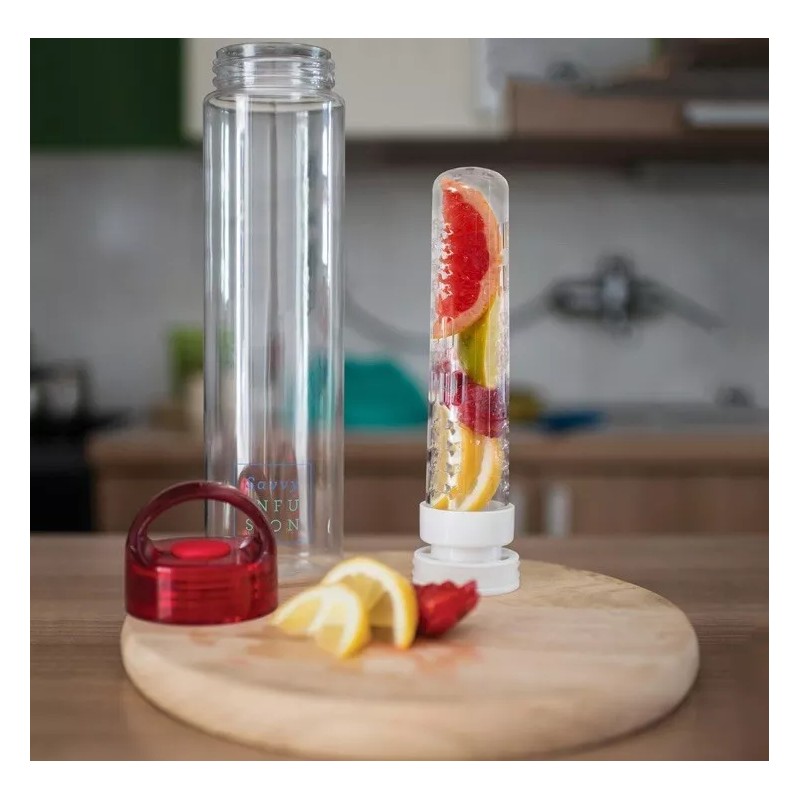 Savvy outdoors Infusion Fruit Infuser Water Bottle - BPA Free