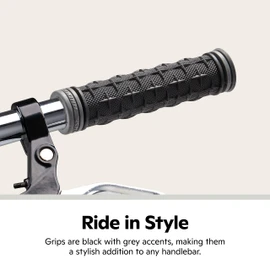 Schwinn Comfort Handlebar Grips, Set of 2, Compatible with Most Adult Bikes, Fits Handlebars, Dual Density or Gel for Comfortable Handling, Soft Cushion, Bike Handlebar Grips for Adult Bike or Scooter