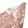 Red Rainbow Plain Crushed Velvet Cushion Covers Blush Pink Piped