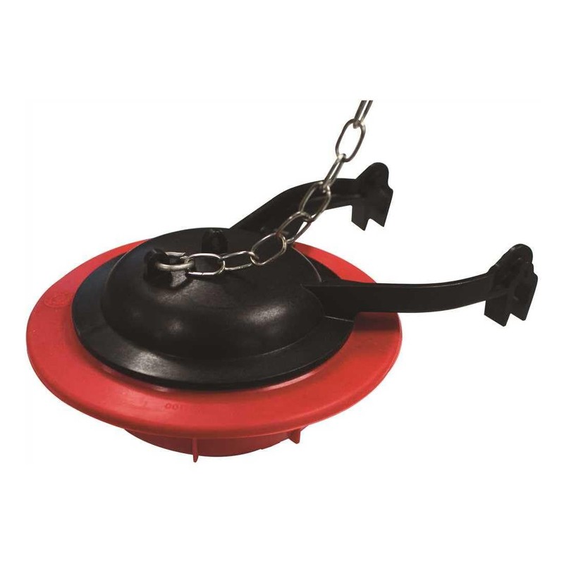 Korky 2023BP Universal Flapper for Toto Toilet Repairs, 3", Red