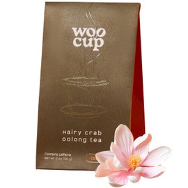 Woocup Hairy Crab Oolong Tea, Loose Leaf (2 oz) – Spring Harvest Oolong, Floral & Complex, Cold Brew or Hot, Whole Leaves, Non-GMO, Fair Trade