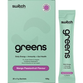 Switch Nutrition Greens Mango Passionfruit Sachets 20g X 5