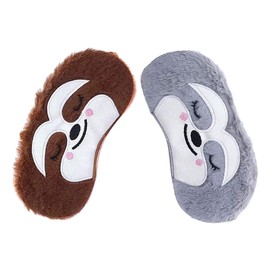 BIUDECO 2pcs Adorable Cartoon Sleep Blindfold for Soft Eye Cover for Naps Lightweight Blackout Shade for Home School and Travel