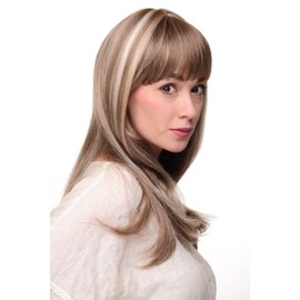 Wig Me Up Sexy Women's Wig Smooth Brunette Brown Blonde Highlighted Hair Pony Long 3114 12TT26