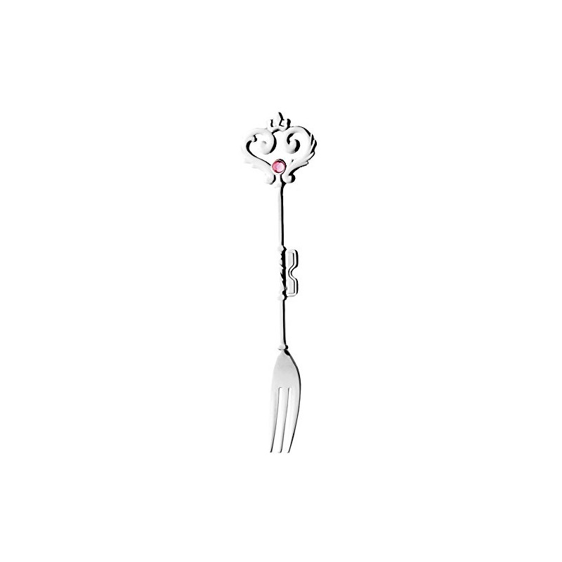 Takakuwa Metal 401390 Harky Pink Hime Fork, Silver