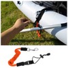 zalati Kayak Paddle Leash Safety Elastic Canoe Paddle Rope with