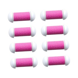 Housoutil 10pcs Foot Care Tool Replacement Roller for Exfoliating Dead Skin Ergonomic Design Water Resistant Compatible Electric Foot Grinding Device