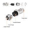 Aiqeer 5 Pcs 4-Pin GX16 Aviation Connector, 16 mm Thread