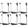 Retevis Walkie Talkie Earpiece with Mic, Coil Tube, 2 Pin,
