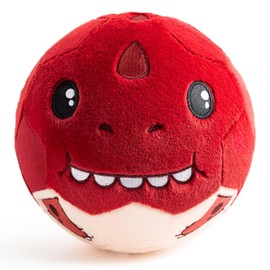 VangeBow Silent Indoor Soccer Balls for Toddlers 1-3, Inflatable Soft Plush Baby Toddler Soccer Ball Toys Gifts for Kid 3-5 Year Old Boy First Birthday Gift (Tyrannosaurus Rex, Pump Include)