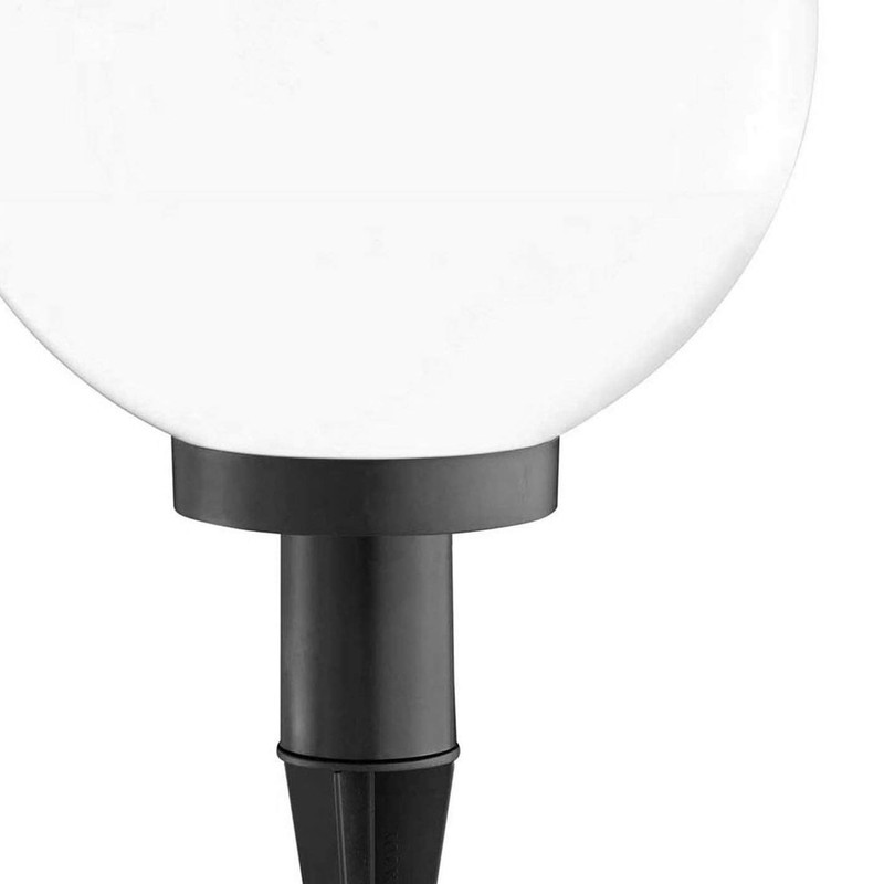 Outdoor Globe Light, White Garden Lamp, Splash-proof, Garden Light With