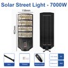 JUMGUN Solar Street Light, Solar Security Light with Remote Control,