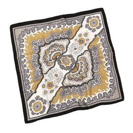 FAIRYGATE Women's scarf, faux silk scarf, silk scarf, flower bandana, headscarf, 70 x 70 cm, colourful, 95018, 27.5x27.5 Inch