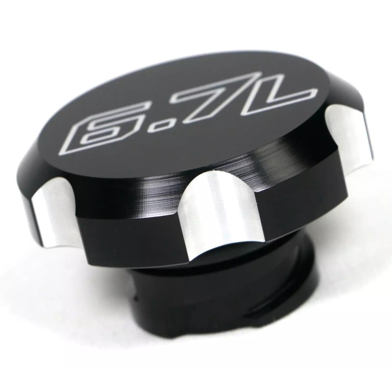BackWoods Diesel BWD Black Billet Aluminum Oil Cap for Ford