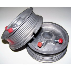 (GARRAG) NEW Garage Door CABLE DRUMS 1-PAIR up to 8' High Doors - 400-8