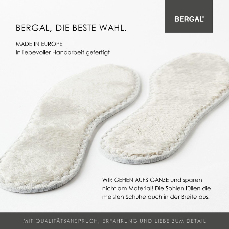 Bergal Bergal Thermo Tec Comfort Insole, Beige, 11 UK