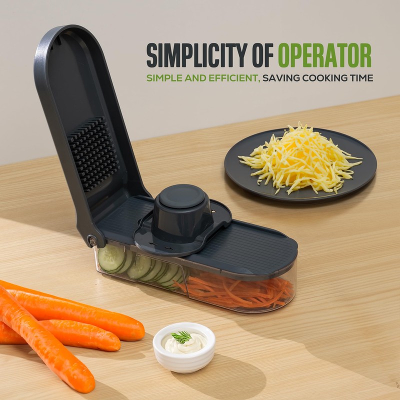 Vacream Heavy Duty 6-in-1 Vegetable Chopper & Mandoline Slicer |